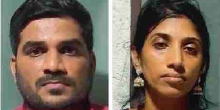 ല​ക്ഷ​ങ്ങ​ൾ ത​ട്ടി​യ യു​വാ​വും യു​വ​തി​യും സൗ​ത്ത് പൊ​ലീ​സി​ന്‍റെ പി​ടി​യി​ൽ.