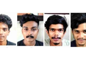 നാലുപേർ അറസ്റ്റിൽ. പെൺകുട്ടിയെ ഉപദ്രവിക്കുന്നത് ചോദ്യം ചെയ്തതിന് മർദനം