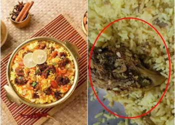ചിക്കൻ ബിരിയാണിയിൽ; പീസിന് പകരം കോഴിത്തല