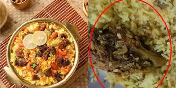 ചിക്കൻ ബിരിയാണിയിൽ; പീസിന് പകരം കോഴിത്തല