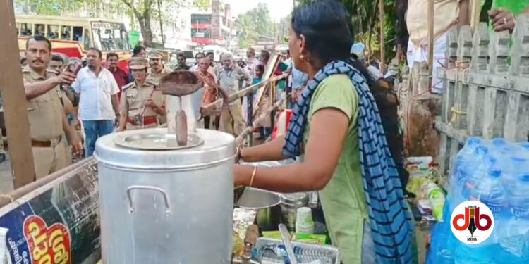 വഴിയോര കച്ചവടക്കാരെ ഒഴിപ്പിക്കുന്നതുമായി ബന്ധപ്പെട്ട് സംഘർഷം