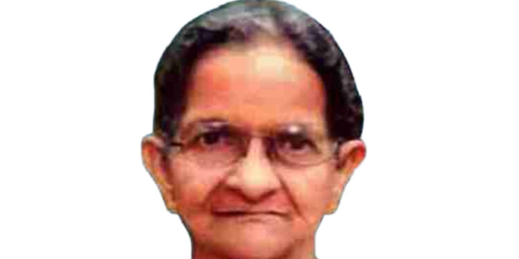 ബാ​ല​കൃ​ഷ്ണ​ൻ വ​ള്ളി​ക്കു​ന്നി​ന്റെ ഭാ​ര്യ സ​രോ​ജി​നി (80)