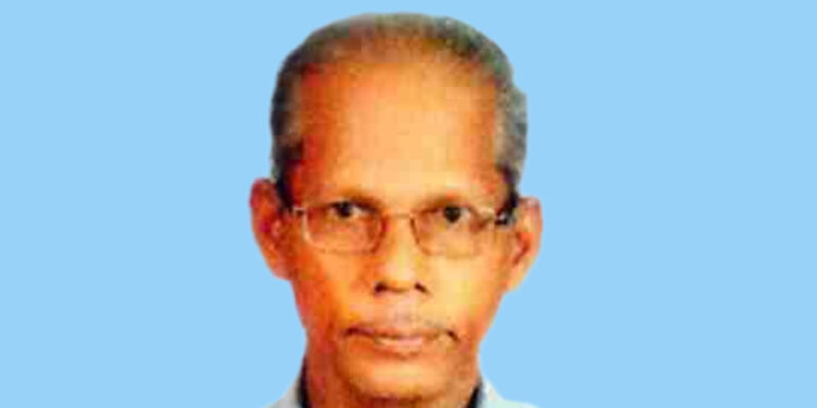 പ്ര​ഫ. വി. ​വി​ജ​യ​ബാ​ല​ൻ (82)