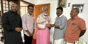 സിഎസ്ഐ സഭ മുൻ മോഡറേറ്റർ ബിഷപ്പ് തോമസ് കെ.ഉമ്മനെ; തലവടി വൈഎംസിഎ ആദരിച്ചു