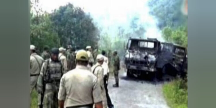 മണിപ്പൂരിൽ സുരക്ഷാ സേനയ്ക്ക് നേരെ ആക്രമണം; പോലീസ് ഉദ്യോഗസ്ഥന് പരിക്ക്’ തീവ്രവാദികളെന്ന് സംശയം