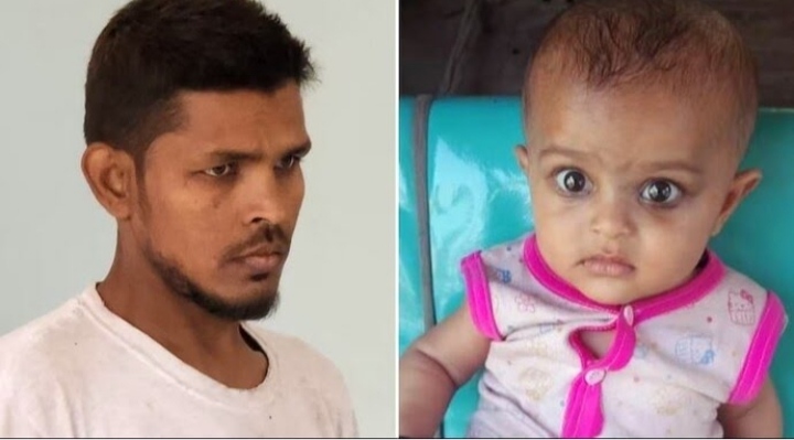 അഞ്ച് മാസം പ്രായമുള്ള സ്വന്തം കുഞ്ഞിനെ കഴുത്ത് ഞെരിച്ച് കൊലപ്പെടുത്തി: പിതാവ്