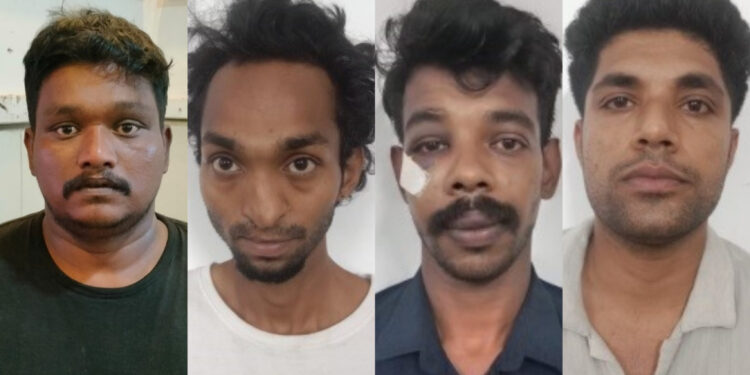 ബാർജീവനക്കാരന്റെ മരണവുമായി ബന്ധപ്പെട്ട് നാല് പേർ അറസ്റ്റിൽ