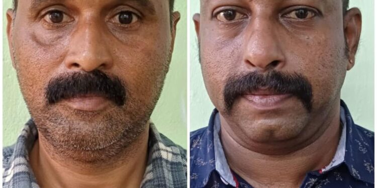 രണ്ട് കേസുകളിലെ പിടികിട്ടാപ്പുള്ളികൾ; ചെങ്ങന്നൂരിൽ അറസ്റ്റിൽ