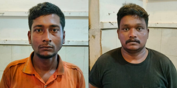 മോഷണ കേസിൽ ഇതര സംസ്ഥാന തൊഴിലാളികൾ അറസ്റ്റിൽ