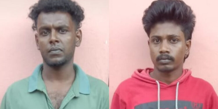പെൺകുട്ടിയെ തട്ടിക്കൊണ്ടു പോകാൻ ശ്രമിച്ച കേസിൽ രണ്ടുപേർ അറസ്റ്റിൽ