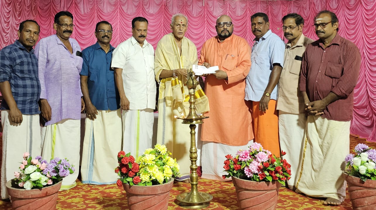 ലയൺസ് ക്ലബ് ഓഫ് എടത്വ ടൗണിൻ്റെ ‘വിശപ്പ് രഹിത എടത്വ ‘ പദ്ധതിയ്ക്ക് ‘ പിന്തുണയുമായി ക്ഷേത്ര തന്ത്രി