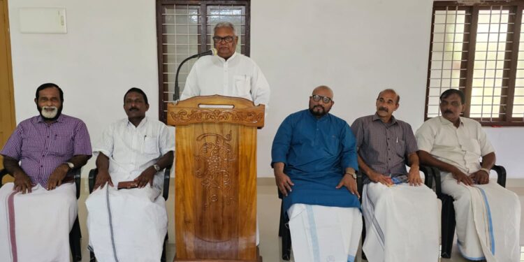 ആദ്യപൂർണ മലയാള വ്യാകരണ ഭാഷാ ഗ്രന്ഥകർത്താവായ റവ.ജോർജ് മാത്തൻ്റെ ചരമവാർഷിക അനുസ്മരണം നടന്നു