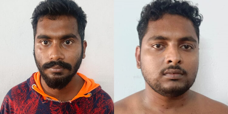 പോലീസ് ഉദ്യോഗസ്ഥരെ ആക്രമിച്ച കേസിൽ രണ്ടുപേർ അറസ്റ്റിൽ
