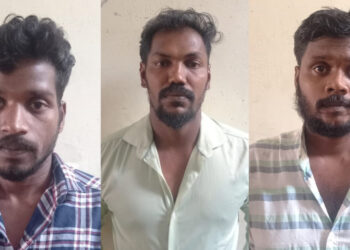 വീട് കുത്തി തുറന്ന് കവർച്ച : മൂന്നു പേർ പിടിയിൽ