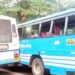 മത്സരയോട്ടം സ്വകാര്യ ബസ്സും കെഎസ്ആർടിസിയും കൂട്ടിയിടിച്ചു: ആളപായമില്ല