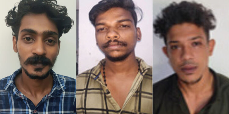 യുവാവിനെ വെട്ടിക്കൊലപ്പെടുത്താൻ ശ്രമിച്ച കേസിൽ മൂന്നുപേർ അറസ്റ്റിൽ