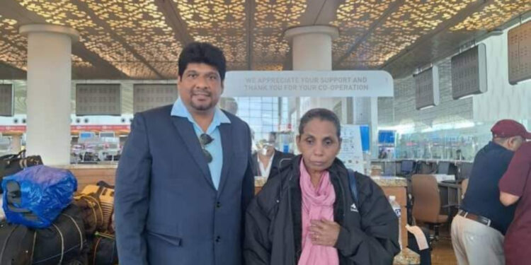 സന ജയിലിൽ കഴിയുന്ന നിമിഷ പ്രിയയെ കാണാൻ അമ്മ പ്രേമകുമാരി യാത്ര തിരിച്ചു ; നിശബ്ദ സേവനവുമായി അഡ്വ. ദീപാ ജോസഫ്