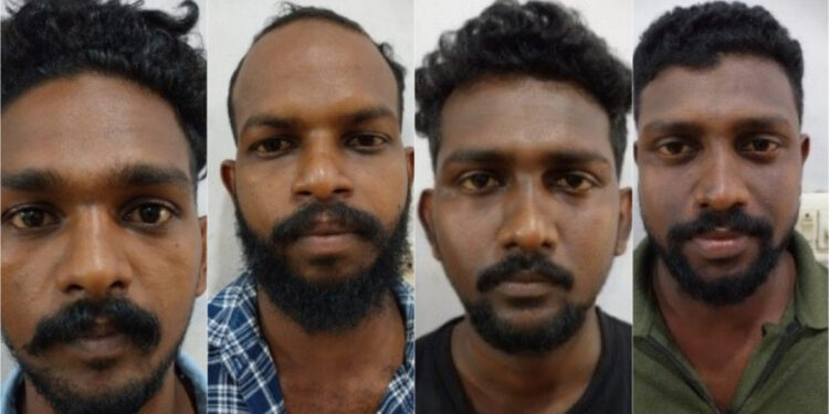 കട്ടിംഗ് ബ്ലേഡ് ഉപയോഗിച്ച്: അയൽവാസിയെ കൊലപ്പെടുത്താൻ ശ്രമിച്ച കേസിൽ നാലുപേർ അറസ്റ്റിൽ