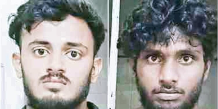 ഹെൽമെറ്റ് ധരിച്ചെത്തി മോഷണ ശ്രമം; രണ്ടുപേർ പിടിയിൽ