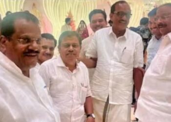 വിവാദങ്ങൾക്കിടെ ഒരേ വേദിയിൽ; ഇ പി ജയരാജനും’ കെ സുധാകരനും