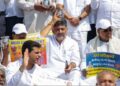 വരൾച്ച ദുരിതാശ്വാസ ഫണ്ട് സംസ്ഥാനത്തോട് അനീതി; കേന്ദ്രത്തിനെതിരെ പ്രതിഷേധവുമായി കർണ്ണാടക കോൺഗ്രസ്