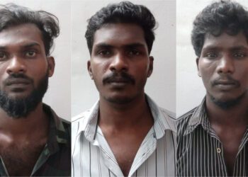 വീടിന്റെ ഓട് പൊളിച്ച് മോഷണശ്രമം : മൂന്നുപേർ അറസ്റ്റിൽ