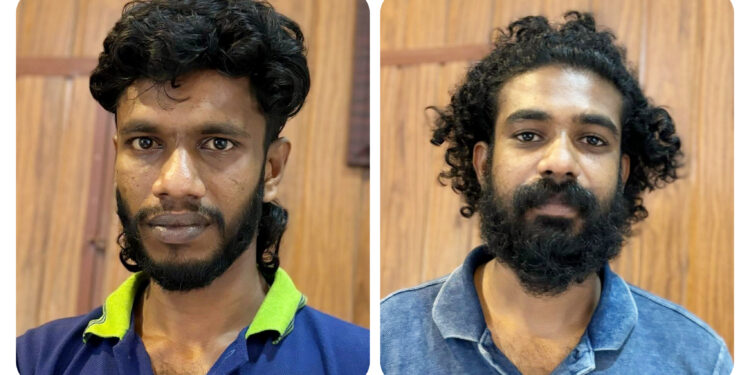 കോൺട്രാക്ടറെ ആക്രമിച്ച് പണം കവർന്ന കേസിൽ രണ്ടുപേർ അറസ്റ്റിൽ