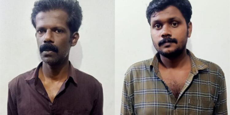 മോഷണ കേസിൽ രണ്ടുപേർ അറസ്റ്റിൽ