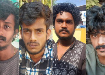 എം.ഡി.എം.എയുമായി നാല് യുവാക്കൾ പിടിയില്‍