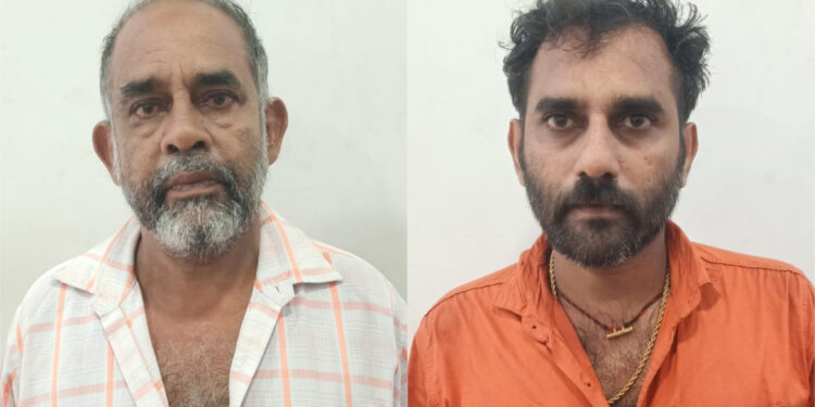 മധ്യവയസ്കയെ ആക്രമിച്ച കേസിൽ ഗൃഹനാഥനും മകനും അറസ്റ്റിൽ