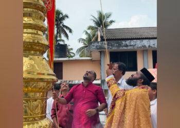 തലവടി സെന്റ് തോമസ് ഓർത്തഡോക്സ് പള്ളി കുഴീപ്പള്ളി പെരുന്നാളിന് കൊടിയേറി