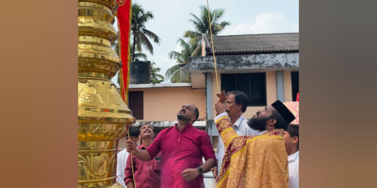 തലവടി സെന്റ് തോമസ് ഓർത്തഡോക്സ് പള്ളി കുഴീപ്പള്ളി പെരുന്നാളിന് കൊടിയേറി