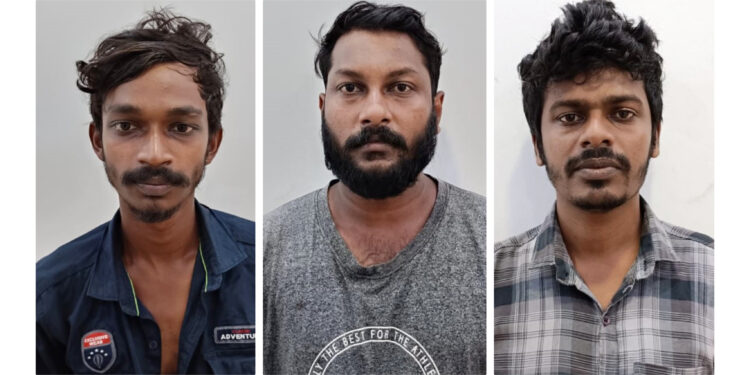 ഫിനാൻസ് സ്ഥാപനത്തിലെത്തി ജീവനക്കാരെ ആക്രമിച്ച കേസിൽ മൂന്നുപേർ അറസ്റ്റിൽ