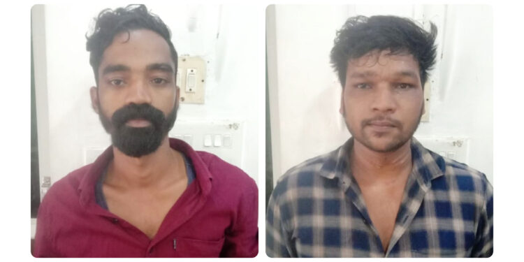 വാഹനം തടഞ്ഞുനിർത്തി യുവാക്കളെ കൊലപ്പെടുത്താൻ ശ്രമിച്ച കേസിൽ രണ്ടുപേർ അറസ്റ്റിൽ