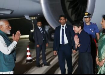 ജി 7 ഉച്ചകോടിയിൽ പങ്കെടുക്കാൻ പ്രധാനമന്ത്രി നരേന്ദ്ര മോദി ഇറ്റലിയിലെ അപുലിയയിലെത്തി