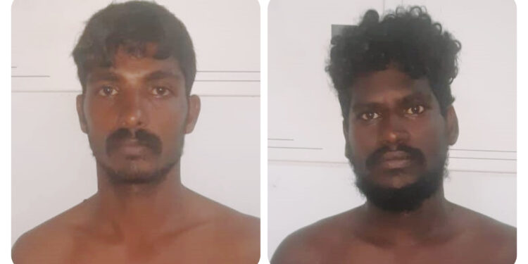 മധ്യവയസ്കയുടെ വള കവർന്ന കേസിൽ മോഷണ സംഘത്തിലെ പ്രധാനി ഉള്‍പ്പടെ രണ്ടുപേർ അറസ്റ്റിൽ