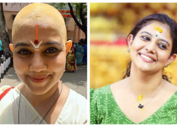 ചലച്ചിത്രനടി രചന നാരായണൻകുട്ടി താരം തിരുപ്പതിയിൽ എത്തി വഴിപാടായി തല മുണ്ഡനം ചെയ്ത്: ചിത്രങ്ങൾ സോഷ്യൽ മീഡിയയിൽ വൈറലാവുകയാണ്