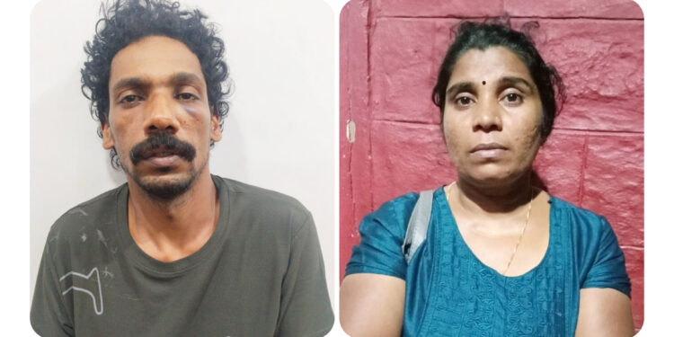 വീട്ടുകാർ ഇല്ലാതിരുന്ന സമയത്ത് വീട് കുത്തിതുറന്ന് മോഷണം: രണ്ടു പേർ അറസ്റ്റിൽ
