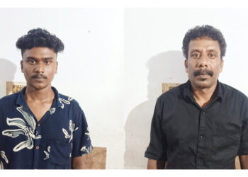 ഗൃഹനാഥനെ വീട് കയറി ആക്രമിച്ച കേസിൽ രണ്ടുപേരെ പോലീസ് അറസ്റ്റ് ചെയ്തു