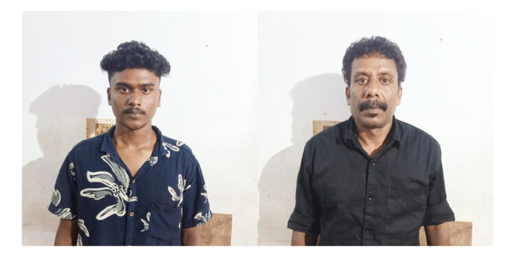 ഗൃഹനാഥനെ വീട് കയറി ആക്രമിച്ച കേസിൽ രണ്ടുപേരെ പോലീസ് അറസ്റ്റ് ചെയ്തു