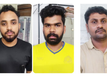 രണ്ടു ലക്ഷത്തിൽ പരം രൂപയുടെ കള്ളനോട്ടുമായി മൂന്ന് യുവാക്കൾ പോലീസിന്റെ പിടിയിലായി
