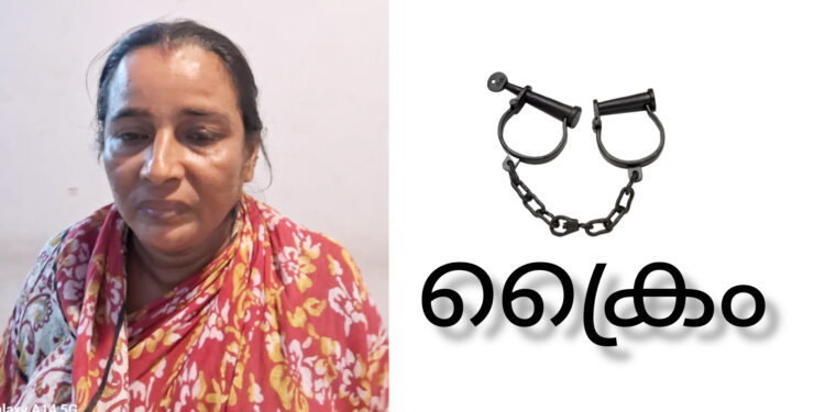 ബസ്സിനുള്ളിൽ മോഷണം: യുവതി അറസ്റ്റിൽ