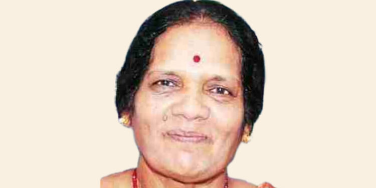 ശാ​ന്ത​മ്മ വാ​സു (76)