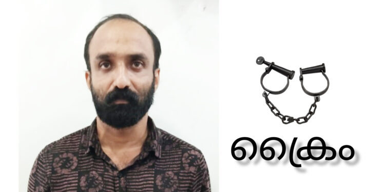 വീട്ടമ്മയെ ഭീഷണിപ്പെടുത്തി ബലാത്സംഗം ചെയ്ത കേസിൽ യുവാവിനെ പോലീസ് അറസ്റ്റ് ചെയ്തു