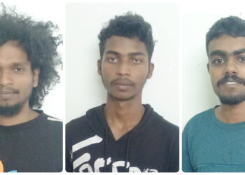 യുവാവിനെ ആക്രമിച്ച് പരിക്കേല്‍പ്പിച്ച കേസിൽ മൂന്നുപേരെ പോലീസ് അറസ്റ്റ് ചെയ്തു