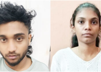 മാരക മയക്കുമരുന്നിനത്തിൽപ്പെട്ട എം.ഡി.എം.എ യുമായി യുവാവും യുവതിയും അറസ്റ്റിൽ