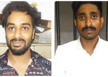യുവാവിനെ കബളിപ്പിച്ച് 22 ലക്ഷം രൂപ തട്ടിയെടുത്ത കേസിൽ രണ്ടുപേരെ പോലീസ് അറസ്റ്റ് ചെയ്തു