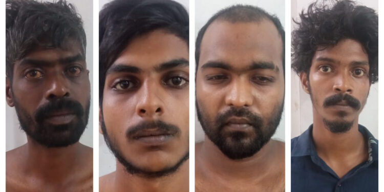 യുവാവിനെ കൊലപ്പെടുത്താൻ ശ്രമിച്ച കേസിൽ നാലുപേർ അറസ്റ്റിൽ