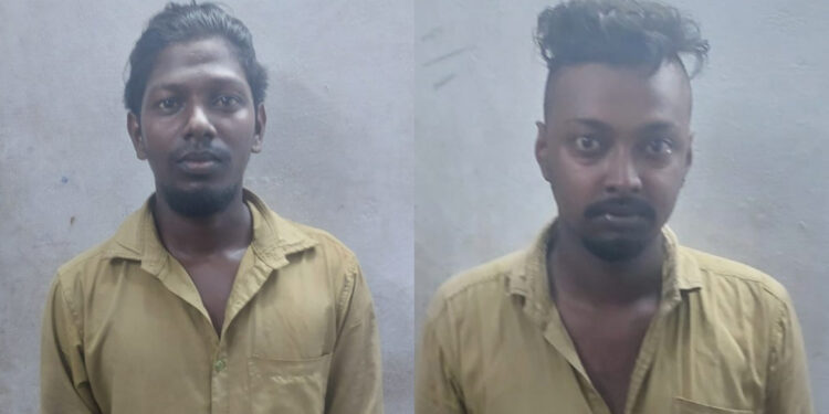 യുവതിയെ ആക്രമിച്ച കേസിൽ രണ്ടുപേർ അറസ്റ്റിൽ