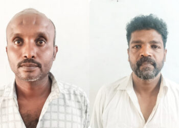 വിവിധ സ്വകാര്യ പണമിടപാട് സ്ഥാപനങ്ങളിൽ: മുക്കുപണ്ടം പണയം വച്ച് പണം തട്ടിയ കേസിൽ രണ്ടുപേർ അറസ്റ്റിൽ